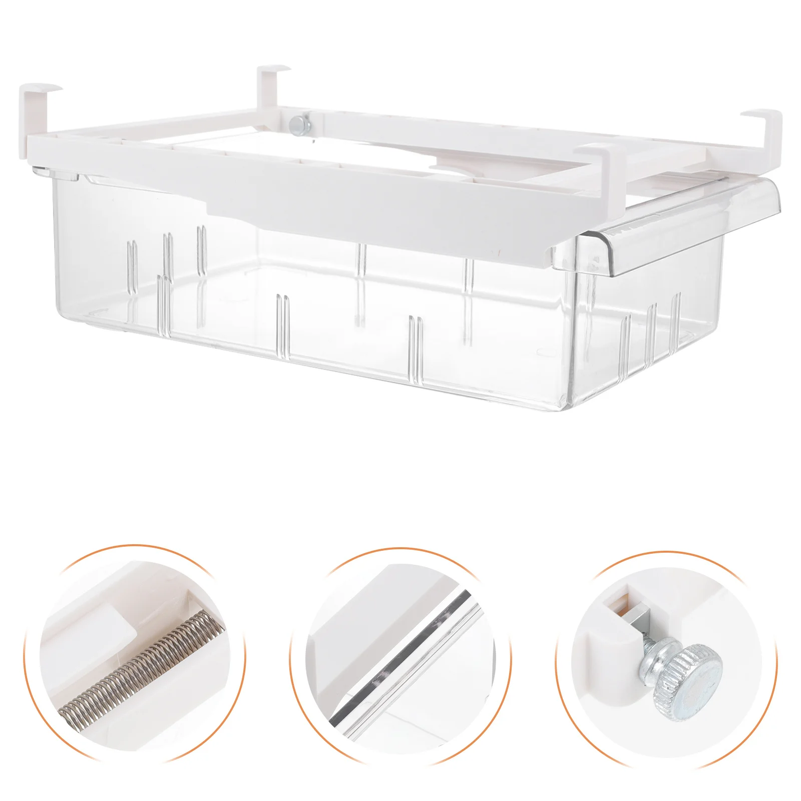 صندوق تخزين درج ثلاجة الحيوانات الأليفة الشفاف، منظم ثلاجة بسعة كبيرة، حافظة الخضروات، مكواة ABS صديقة للبيئة