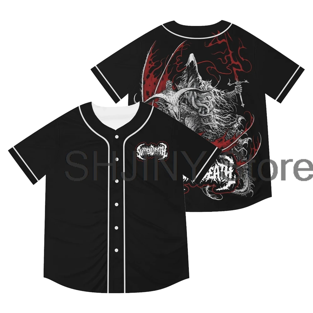 Svdden Death Jersey EDC Lost Lands Merch 2024 Baseball Jacket Shirts Short Sleeve Tee Women Men Streetwear Hip Hop Clothes