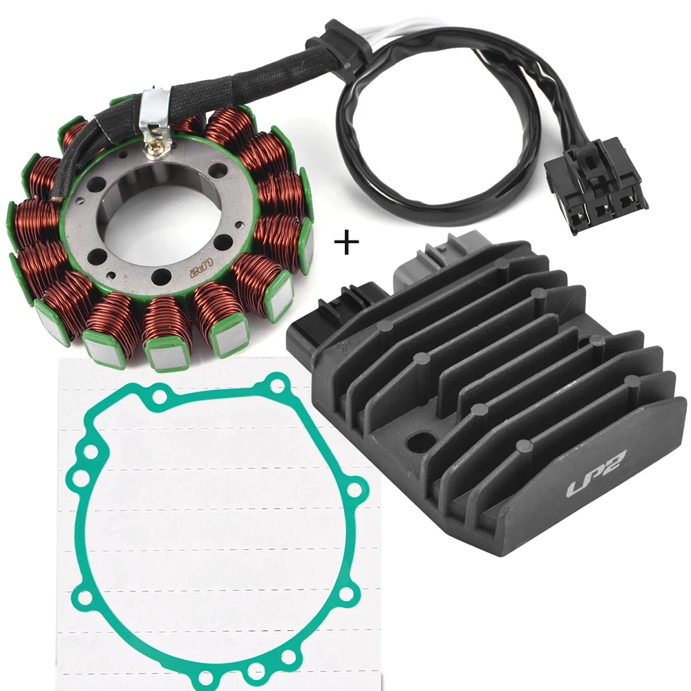 

ZX 10R 1000 Voltage Regulator Rectifier + Stator Coil With Gasket For Kawasaki ZX1000 Ninja ZX-10R ZX10R 2006 2007