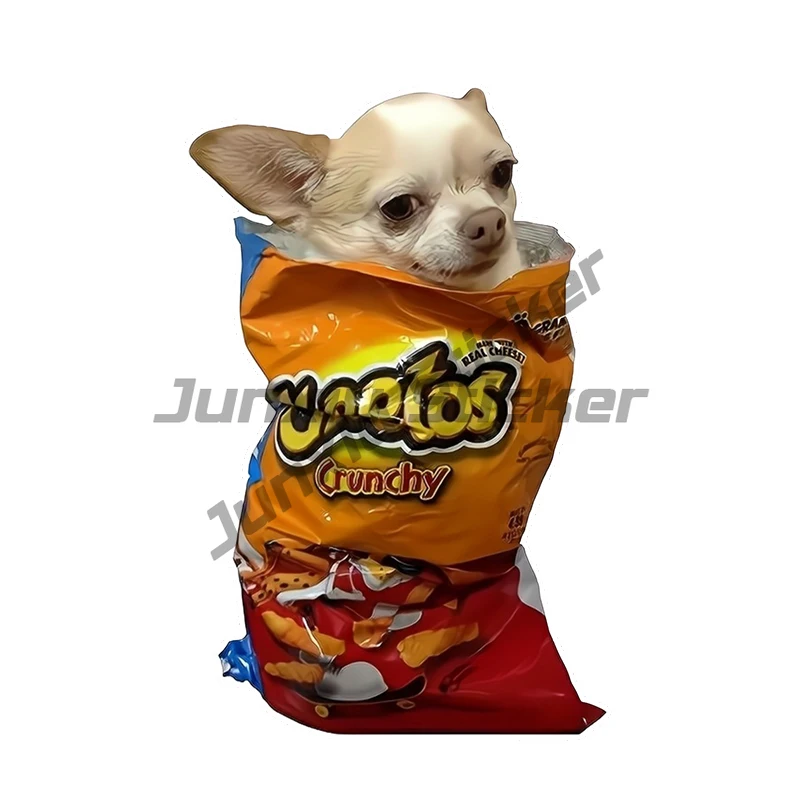 

Cute Puppy Sticker Car Motorcycle Trunk Laptop Waterproof Sticker Car Sticker