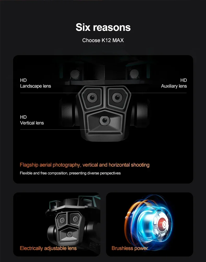 Screen RC Drone 8K HD Camera Brushless Motor 360° Obstacle Avoidance With LCD Screen Foldable Quadcopter Dron RC Toys Gifts