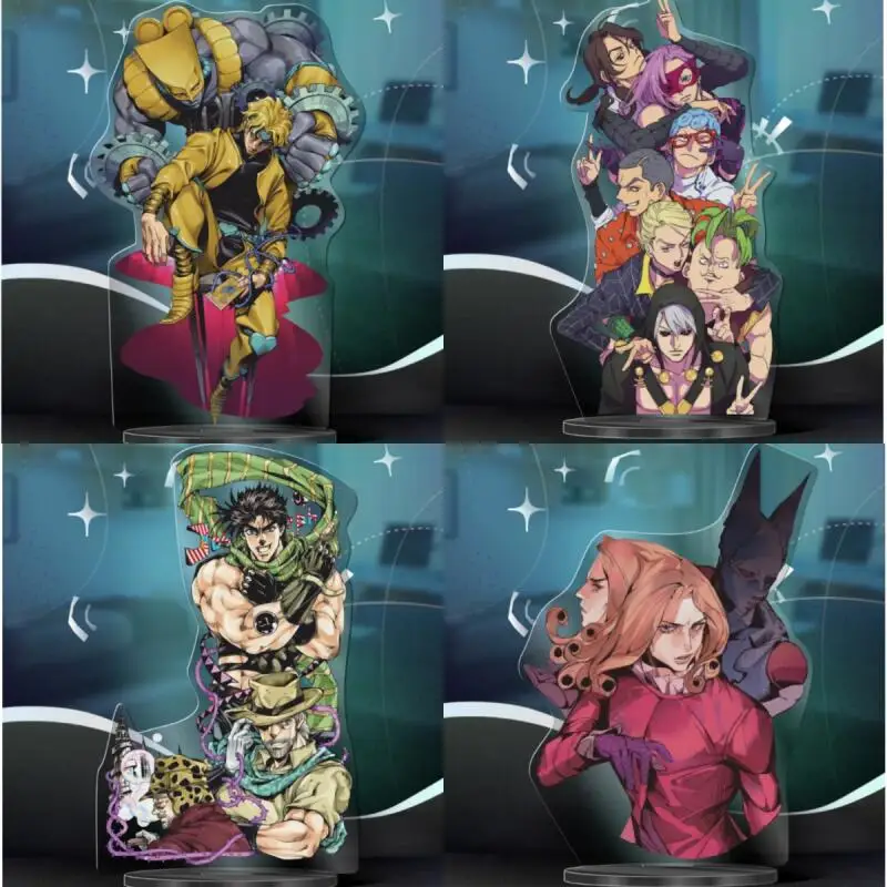 

15Cm Acrylic Standing Sign for Steel Ball Run Dio Brando Risotto Nero Prosciutto Joseph Joestar Anime Acrylic Stand Ornaments