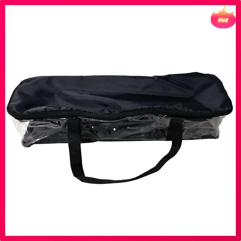 

3X Large Clear Holds DVD CD Storage Holder Easy Zip Closure Carry Bag Organizer
