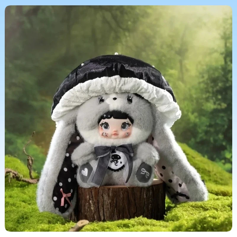 

Authentic Nommi 400% Mushroom Hat Series Plush Blind Box Cute Desktop Decor Figurine Collectible Blind Box Toy Birthday Gift