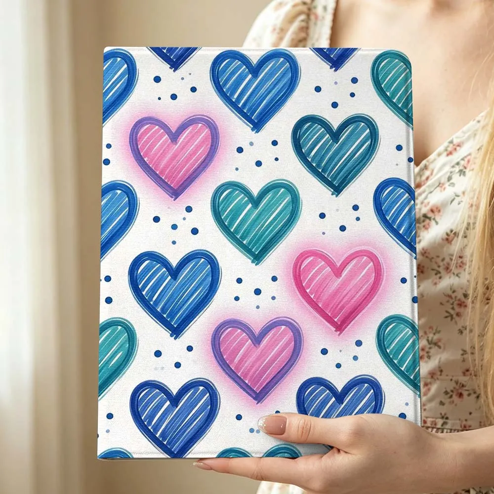 Cute Pink Heart Popular For Huawei MediaPad MatePad Honor Pro V6 9 V8 X9 12 X 13.3 SE 11 11.5 Inch Tablet Case