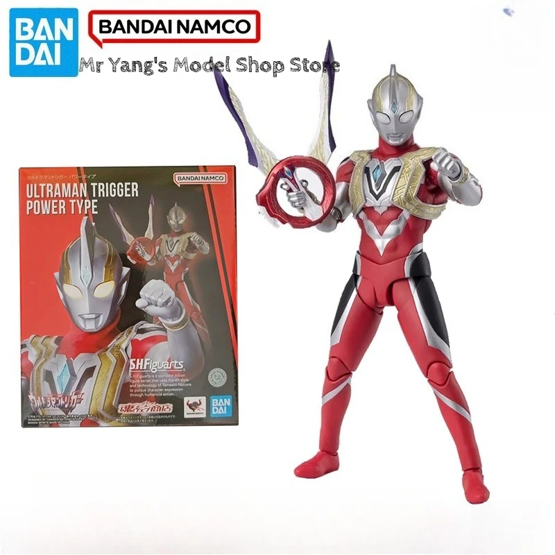 

Bandai Genuine Tamashii Web Limited SHF Ultraman Trigger Power Type, Manaka Trigger, Action Figure, Gift, Collectible, in Stock