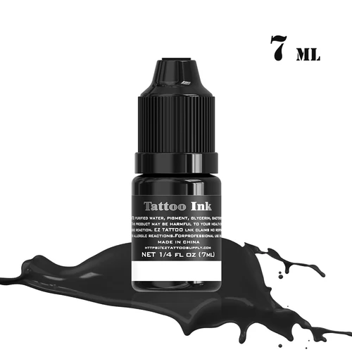 Imagen 2 del producto Tinta de tatuaje EZ de larga duración, pigmento brillante para práctica de tatuajes, Pinturas para artistas, 25 colores, 7ML por botella