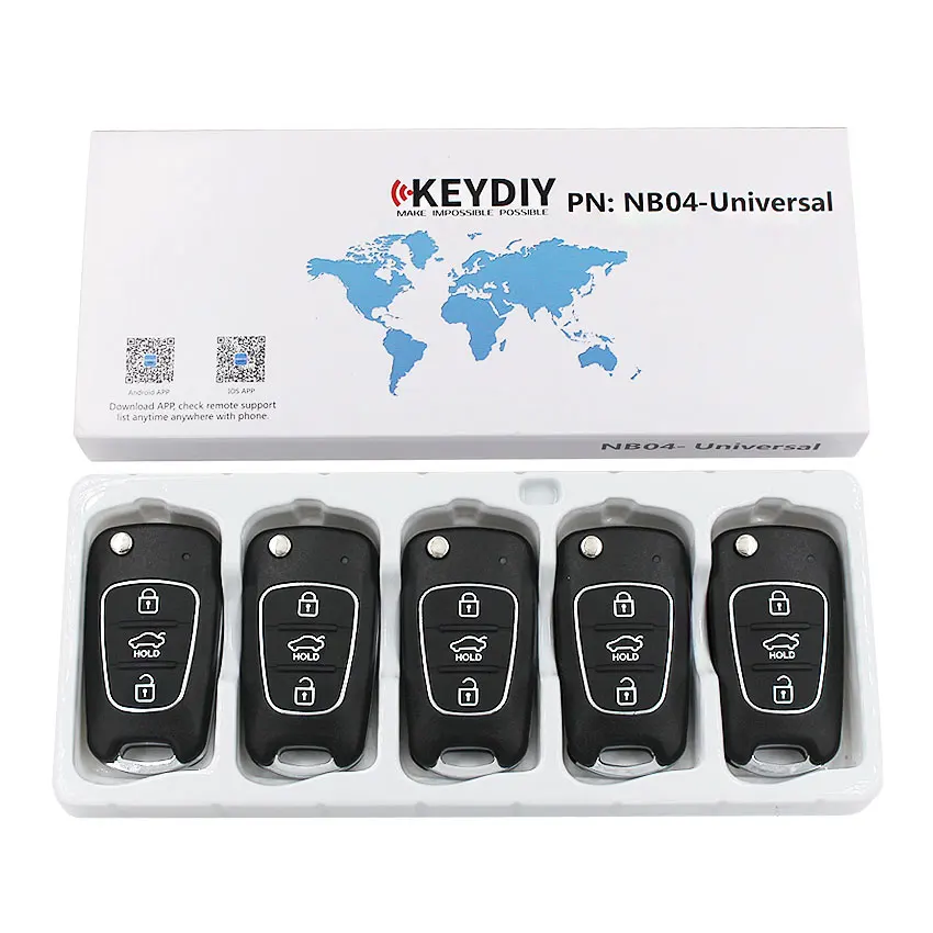 5pcs KEYDIY NB Series Multi-functional Remote NB10 NB11 NB12  NB15 NB21 NB25 NB28 NB29 NB30 for KD900 KD-X2  Various Car Model