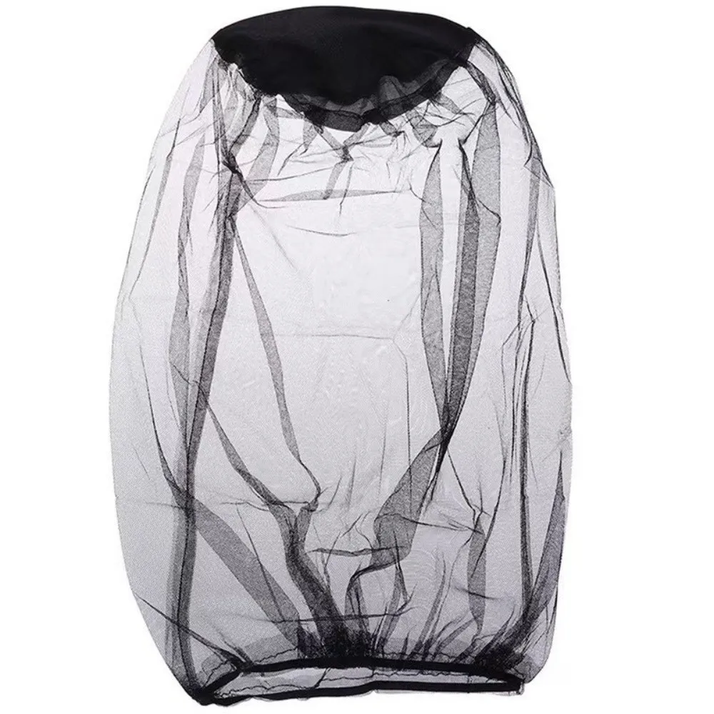 Portable Breathable Mosquito Net Cap Unisex Adjustable Insect Repellent Cap Sunshade Face Mask Outdoor Face Head Protector