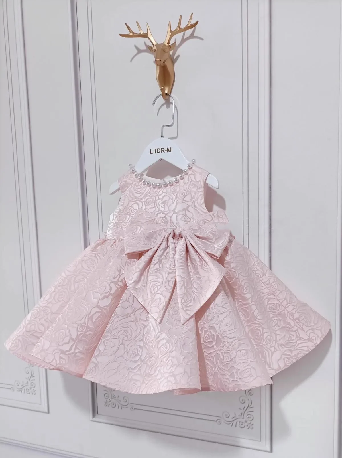 2025 Children's Princess Dresses Tutu Baby Girl Dress Flower Wedding Performance Costume Kids Pink Summer Bow Vestidos for Eids