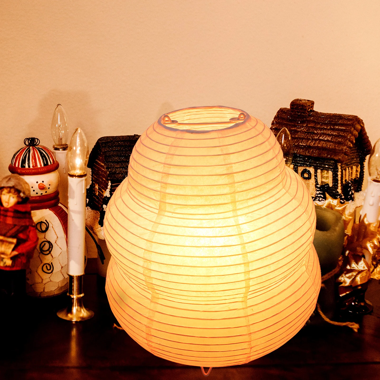 

Rice Paper Lamp Soft Glow Night Light E14 Socket Japanese Style Table Lamp For Bedroom Home Decor Dorm Lighting