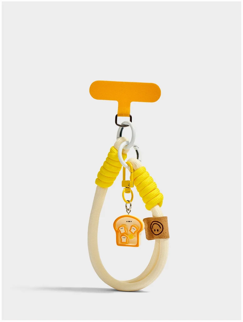Original simulation toast mobile phone lanyard wristband key chain pendant pendant ornaments