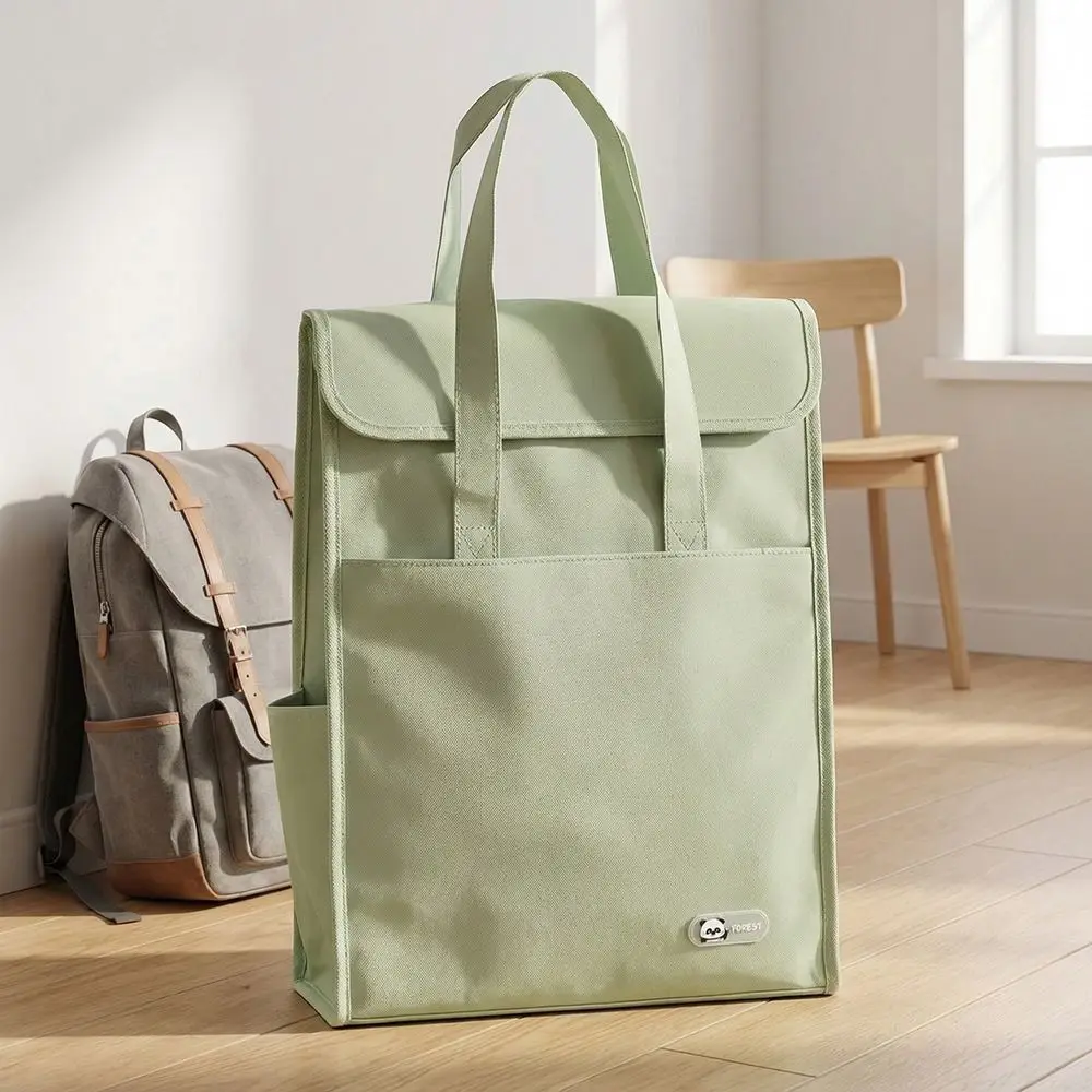 

Прочная сумка-тоут с двойным слоем и множеством карманов, студенческая сумка для учебных материалов, вместительная сумка из оксфордской ткани, сумка через плечо для поездок на работу