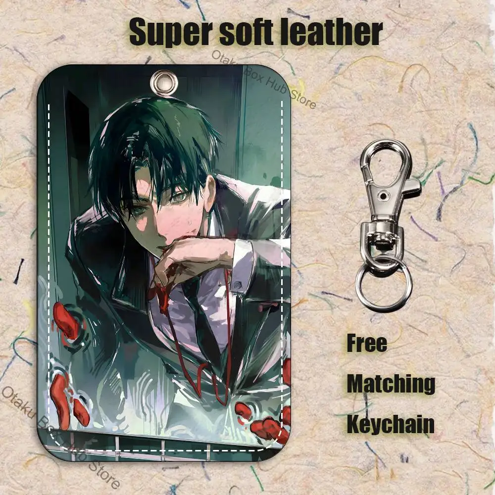 K-Kim Soleum Ghost Story Holder Keychain For Bank Business Work Card Holder Student Card Protective Case Bus Card