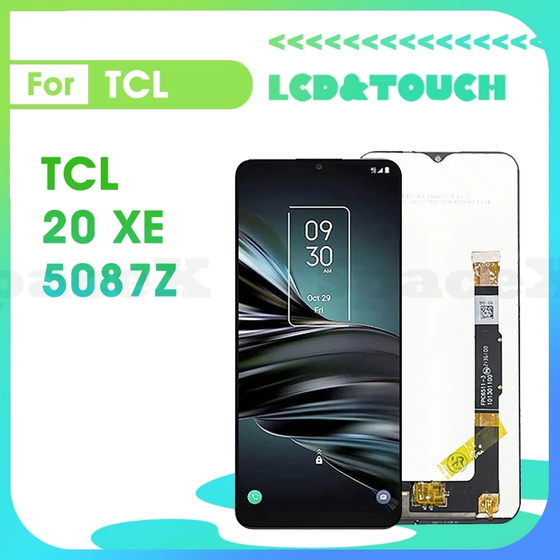 

5087Z 6.52"Original For TCL 20 XE lcd 5087Z LCD Screen Display Touch Digitizer Assembly Replacement phone Screen TCL 20XE lcd