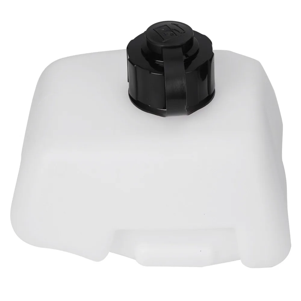White Gas Fuel Tank Assembly ABS Compact Mini Bike Gas Tank Universal Easy to Install for Robin NB411 BG411 CG411 EC04 RBC411