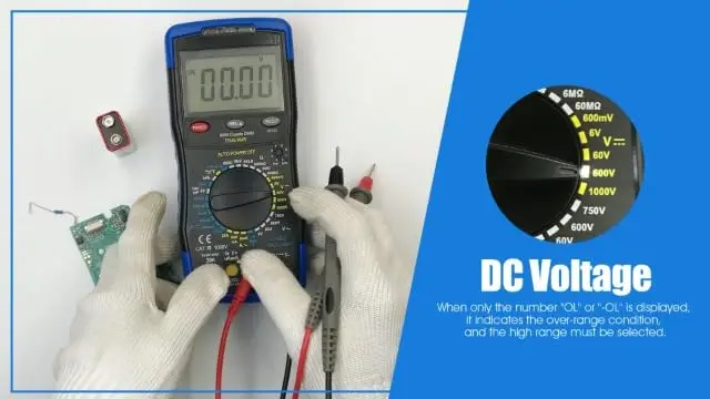 BTMETER BT-770M TRMS 6000 Count Digital Multimeter with Auto Backlight, Auto/Manual Ranging, NCV, Temperature & Capacitance Test