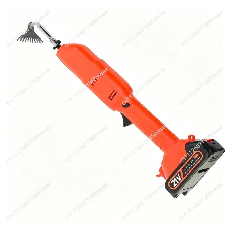 For New lithium battery scarifier, small household rotary tiller, handheld electric hoe, garden bonsai weeding micro-tiller