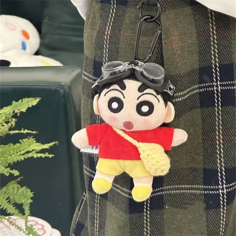 جديد لطيف تلوين شين تشان المفاتيح فتاة على ظهره شخصية كرتونية سيارة زوجين على ظهره سحر هدية عيد الميلاد #4