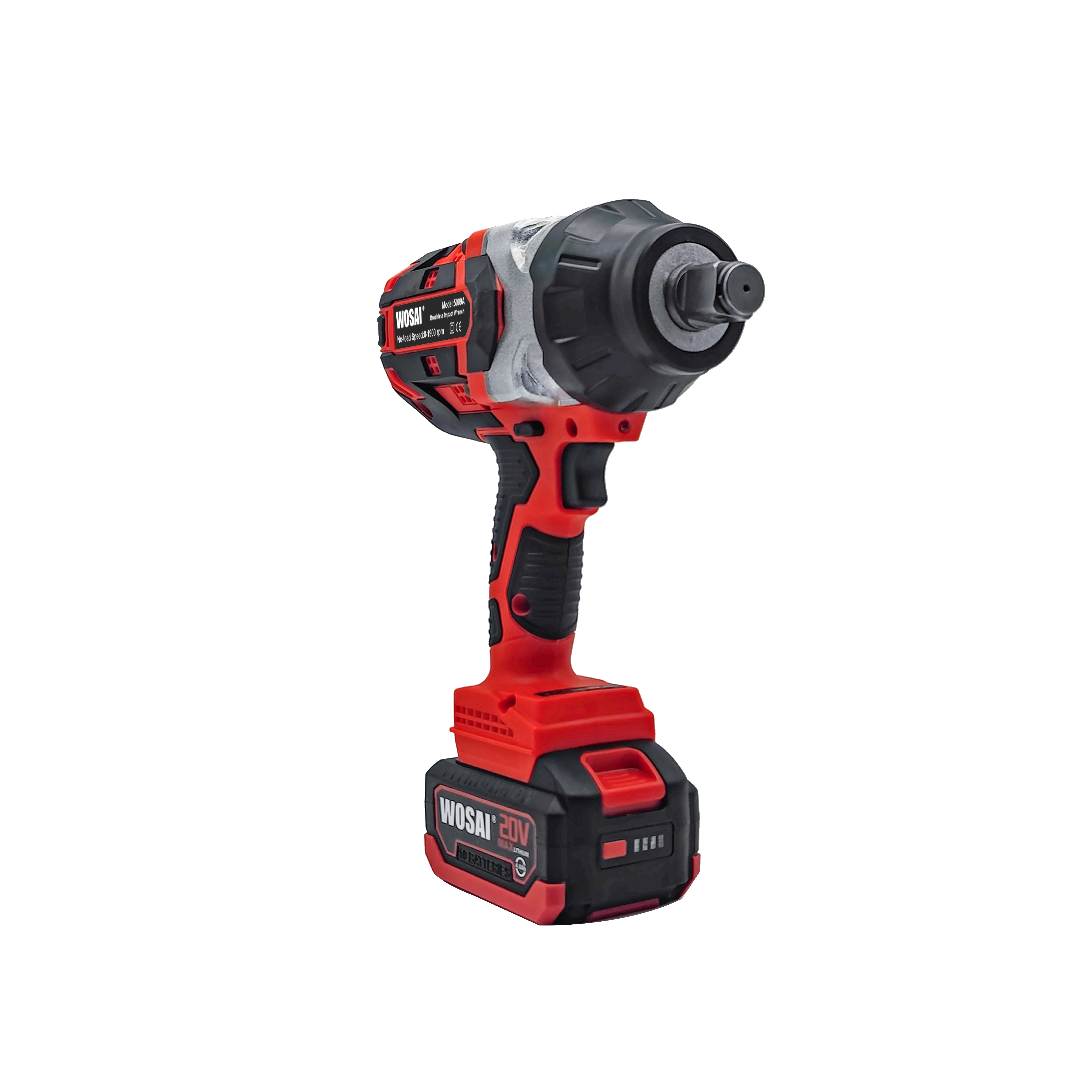 Brushless 20V WOSAI electric wrench step drill 3/4 impact wrench cordless power wrenches