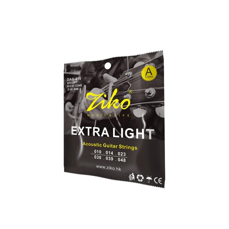 Ziko Leo Guitar Strings DAG Series 010-011 Popular Strings for Beginners Acoustic Strings Guitar Accessories