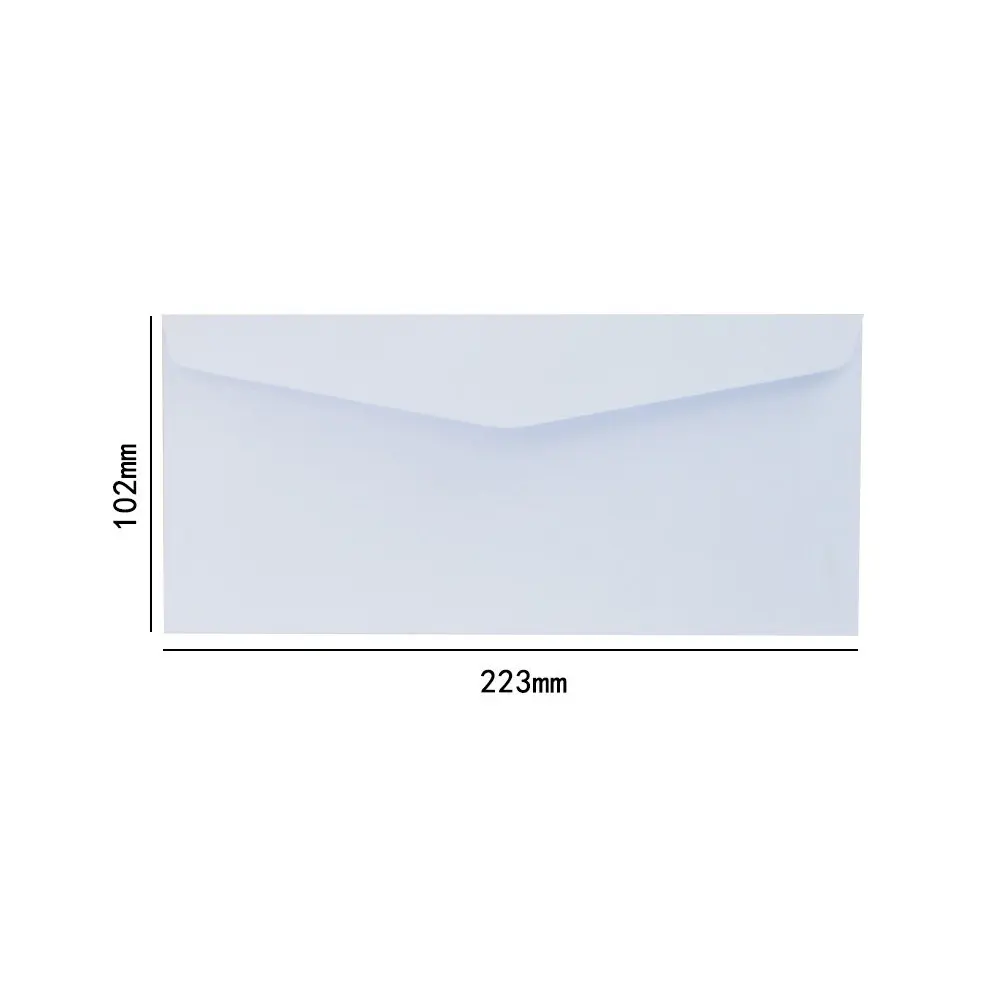 20Pcs No Word Envelopes Strong Thick Paper Business Envelopes for Mail Cheque Cards Files Office Filing Letter Packing Simple