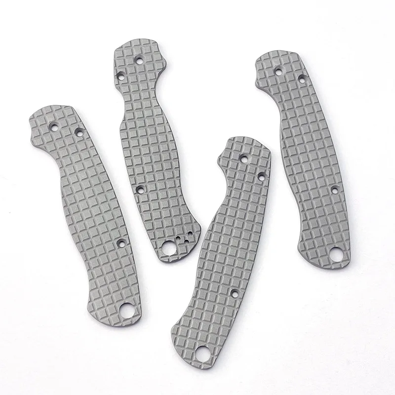 Custom Folding Knife Aluminum Handle Scale Patches For Genuine Spyderco C81 Paramilitary 2 Knives Grip DIY Replace Accessories