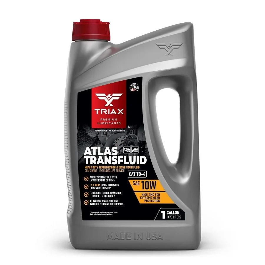 

Atlas Transfluid to4 10W Heavy Duty Transmission and Drive Train Fluid for Industrial Machinery and Heavy Equipment Application