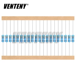 20pcs 1W Metal film resistor 1% 0.1R-2.2M 10R 22R 47R 100R 330R 1K 4.7K 10K 22K 47K 100K 330K 470K 1 2 10 22 47 100 330 1M ohm