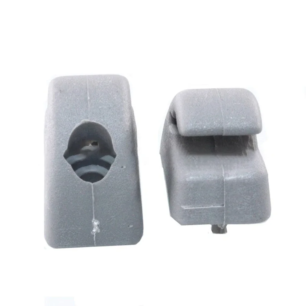 2Pcs Sun Visor Clips For CHERY QQ QQ3 Mount Bracket Holder Car Buckles Clips Gray Auto Sun Visor Support Clip Retainer Hook