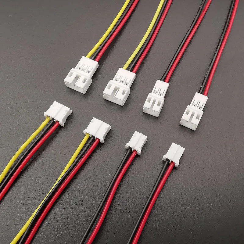 5 Pairs Mini Small Micro JST 2.0mm PH2.0 Male Female Connector PH 2.0mm Pitch 2/3 Pin Plug Socket with Wires Cable 26AWG 10CM