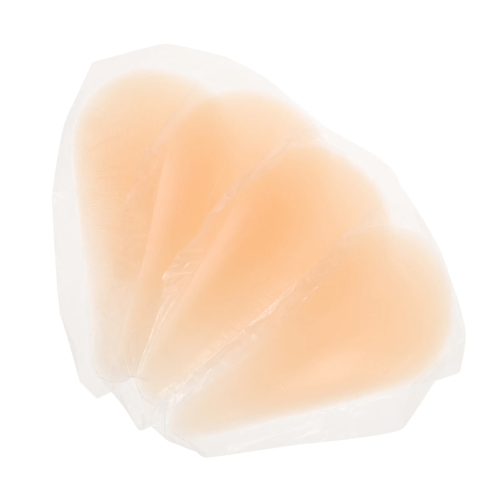 

4 шт., невидимые силиконовые подушечки для конфиденциальности, бесшовные клейкие бикини, купальник, скромная крышка, разглаживающая передняя вставка, подушечки для купальника