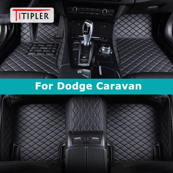 Custom Fit Car Floor Mats for Dodge Caravan 2007–2013 – Waterproof Full Coverage Auto Carpet Interior Accessories 1