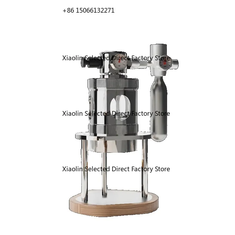 Professional High Pressure Extraction Espresso Machine Customized OEM Outdoor Pneumatic Hand Coffee Maker with Gift Box