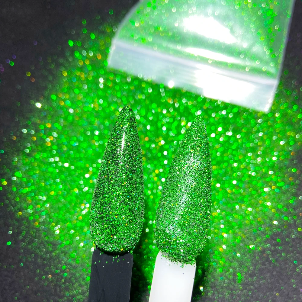 0.2 1/128 Multi-color Holographic Mirror Glitter for Nail Art,(Extra Fine Glitter), 50 Grams Holo Ultra Fine Nail Glitter Powder