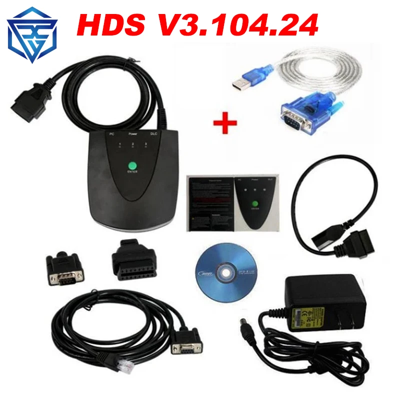 

HDS V3.104.24 for Honda HDS HIM Diagnostic Tool with Double PC Board for for Honda From 1992-2021 with USB1.1 To RS232 Cable