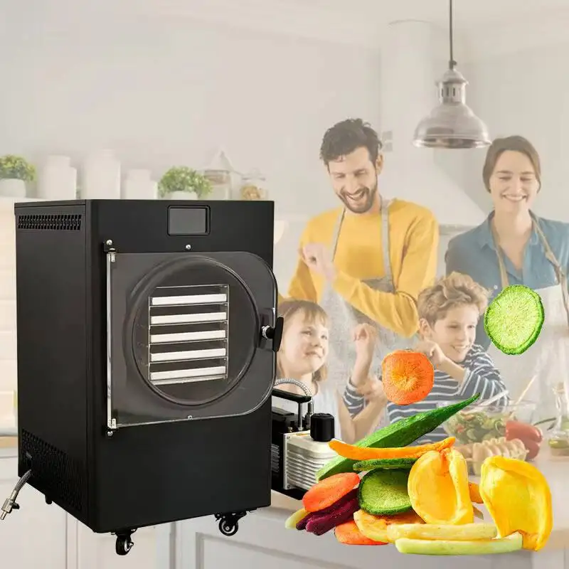 Small Commercial Home Automatic Freeze Dryer HFD-5S With Energy-Saving Remote Monitoring For Fruit Food Drying