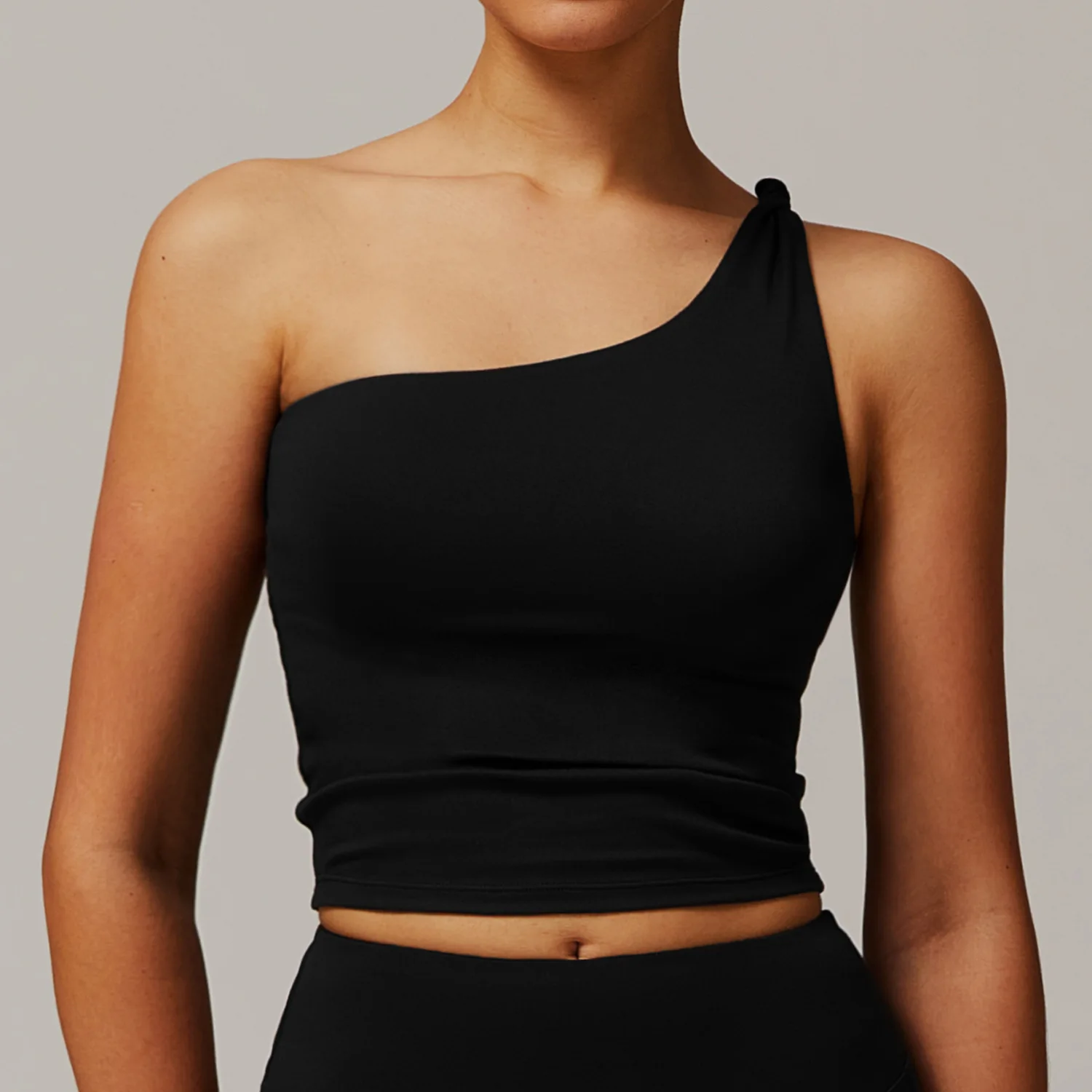 Women Sports Bra Push Up Fitness Bras One Shoulder Shockproof Yoga Bra Women's High Strength Support Running Fitness Bra Vest