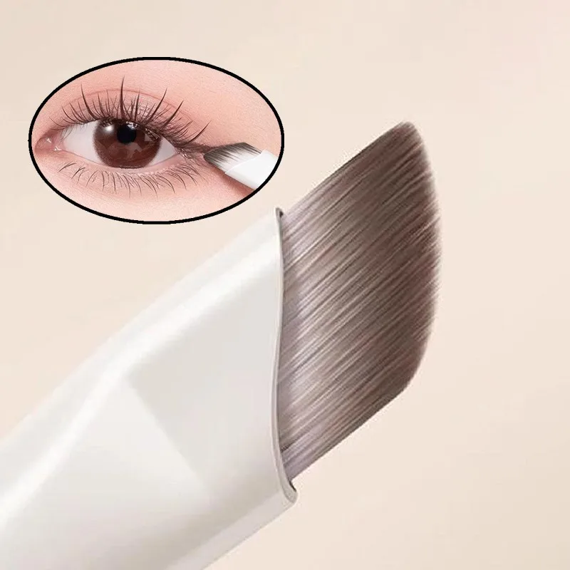5pcs/set Fluffy Angled Eyeliner Brush Seamlessly Cover Multi Functional Makeup Brushes Set Fiber With Storage Bag Make Up Tools