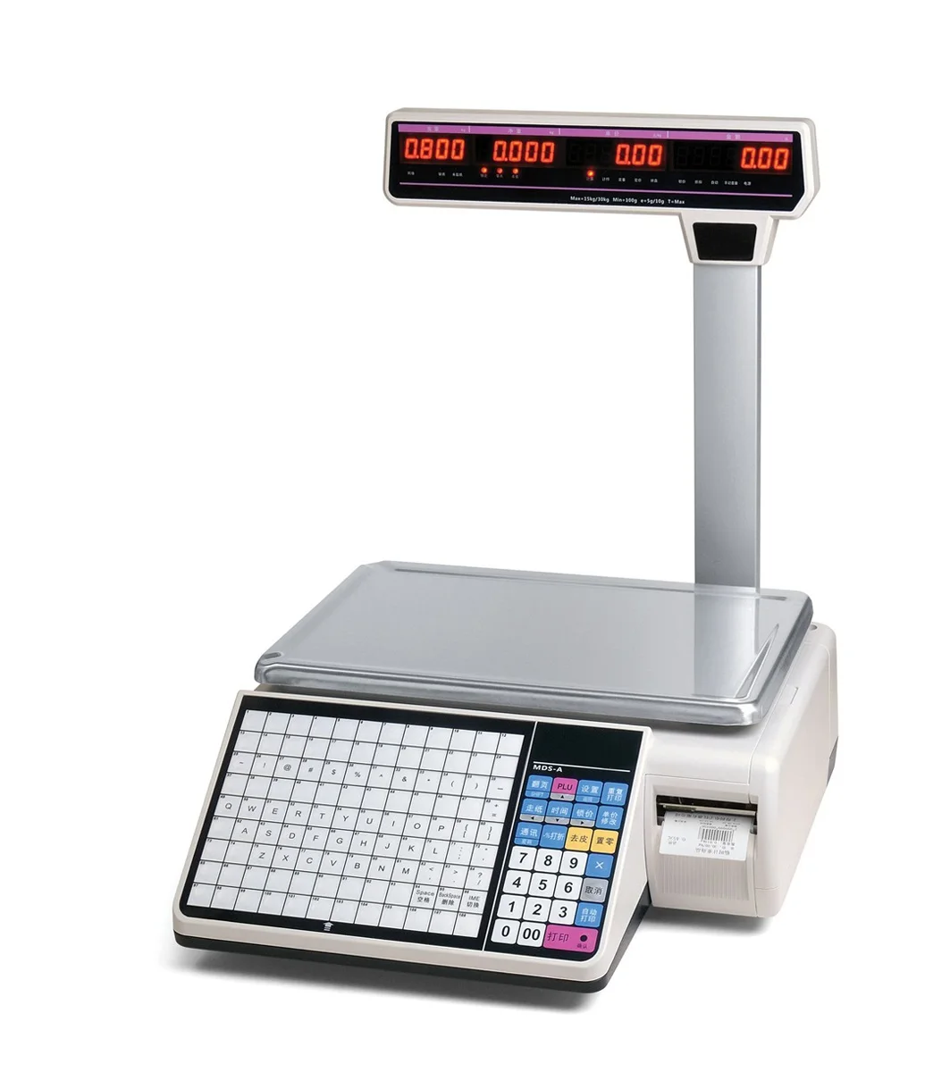 ATV&UTVReliable Fast High Quality 6Kg Precision 1g LED Display Thermal Printing OEM Customizable Scale for Retail & Hospitality