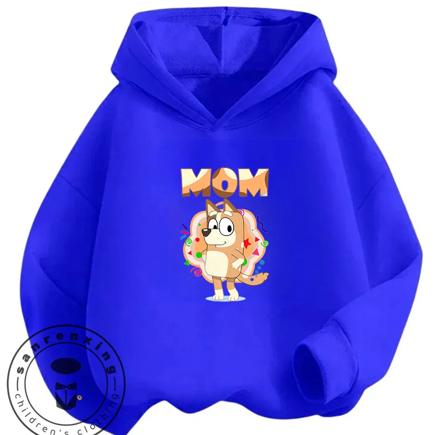 Cute Children Hoodie Bluey Lovely Cartoon For Boys Girls Au…