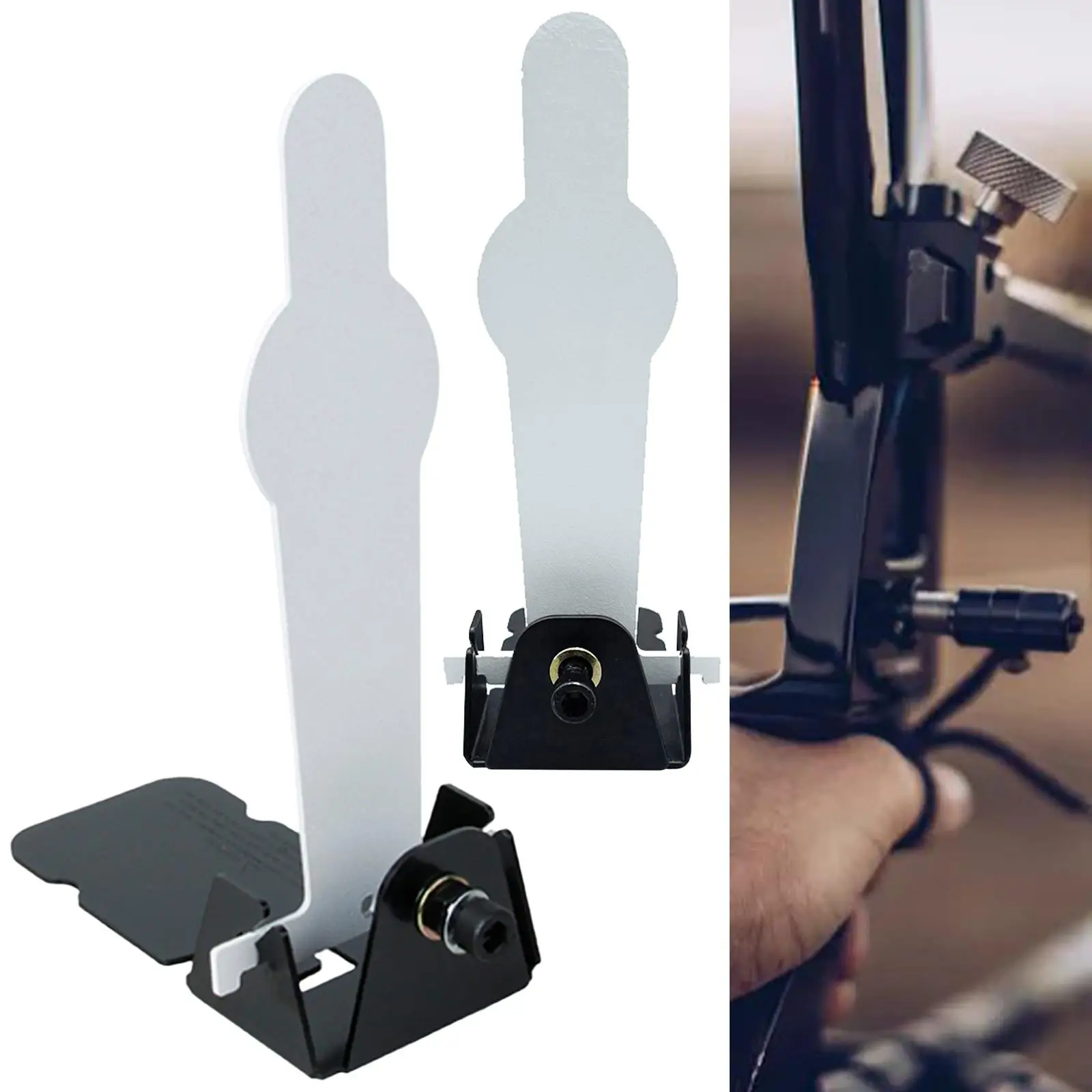 ขาตั้งเป้าหมายโลหะเหล็กคาร์บอนที่ทนทานปรับเป้าหมายด้วยตนเองสําหรับอุปกรณ์ฝึกซ้อมกีฬากลางแจ้ง