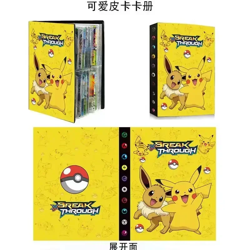 2024 Charizard Squirtle Holder Binder Collections Holder Anime Card Protector Notebook Pokemones Album 240PCS Card Book