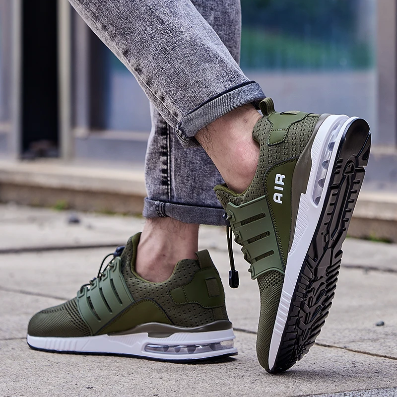 Air cushion Running Shoes Marathon Speciality Men Sports Breathable Lightweight Women's Comfortable Athletic Nonskid Sneakers 47