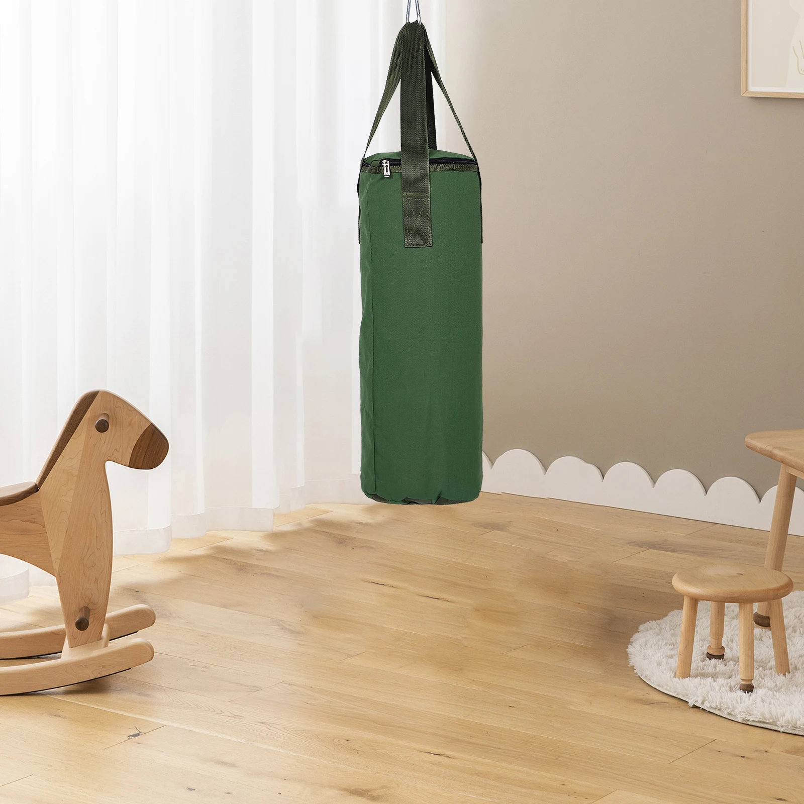 

Punching Bag Canvas Hollow Kids Adults Fitness Training Sandbag Hanging Empty Boxing Equipment Home Use Gym Martial