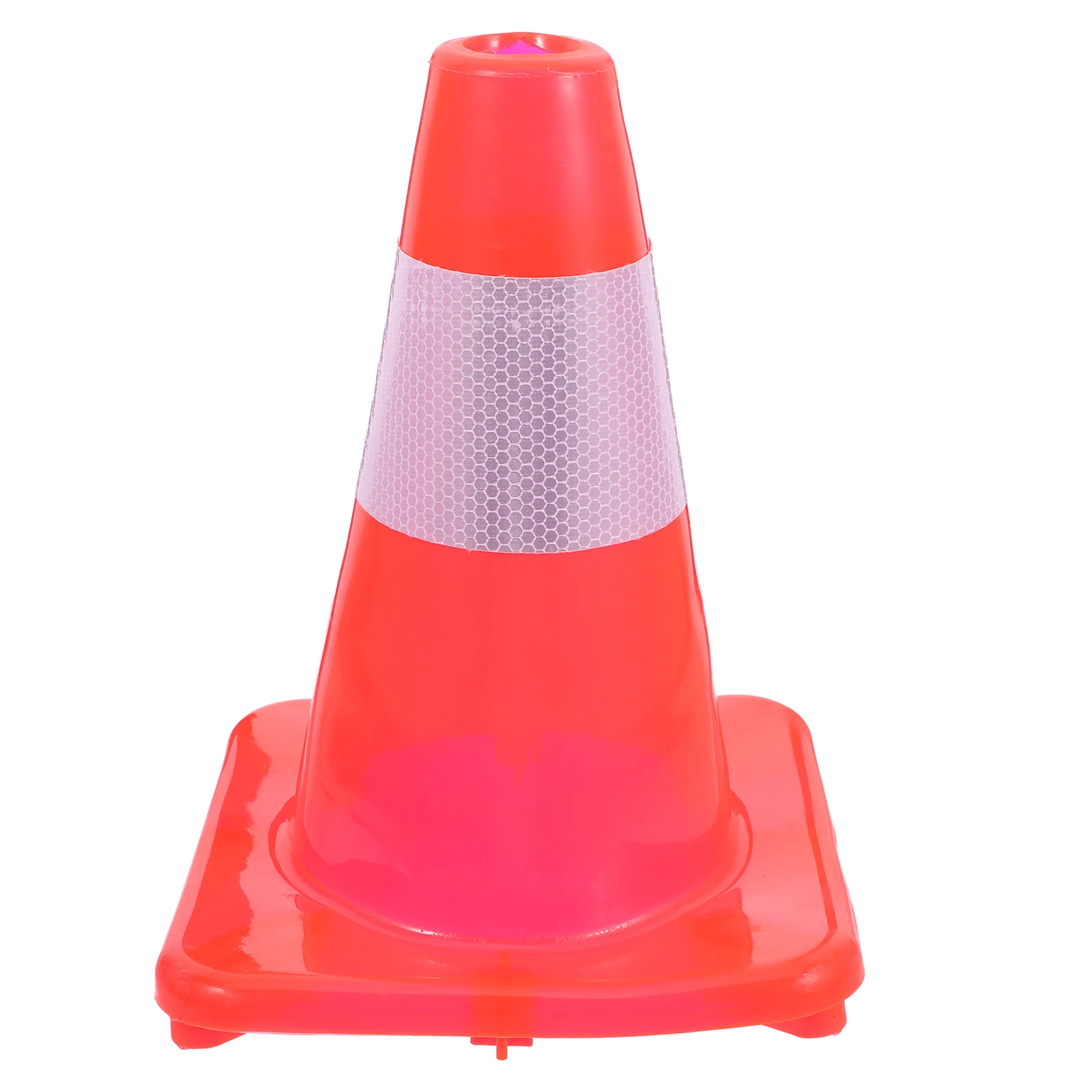Sicurezza stradale in plastica riflettente vialetto parcheggio ausilio avviso traffico costruzione garage cono di emergenza ufficio
