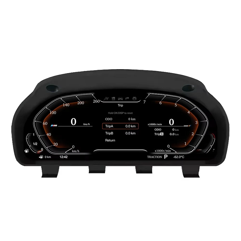 سيارة LCD لوحة القيادة الرقمية لوحة أداة العنقودية عداد السرعة قمرة القيادة الافتراضية ل X1 X2 F48 F49 F39 2016-2022 #1