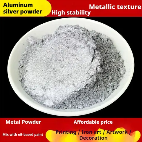 3000 Mesh Aluminum Silver Powder 500g Used for Iron Plaque Decoration Home Decoration Handicrafts Silk Screen Printing Ink