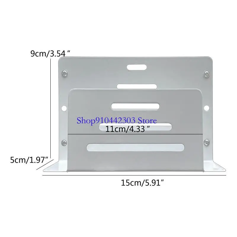 L4MD Metal Wall Mount Shelf -Halterung für WiFi Router Box Set Top Box -Zubehör