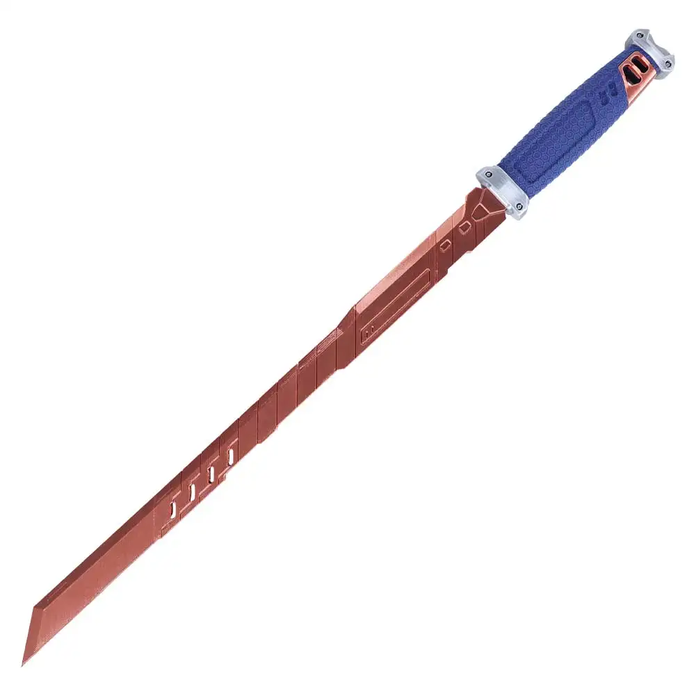 Taskmaster Cosplay 3D Printed Long Knife Dagger Roleplay Movie Costume Accessories Disguise for Halloween Carnival Party Props